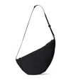 The Row Slouchy Banana Two Cross-body Bag In Black