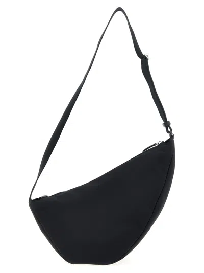 The Row Slouchy Banana Two Crossbody Bags Black