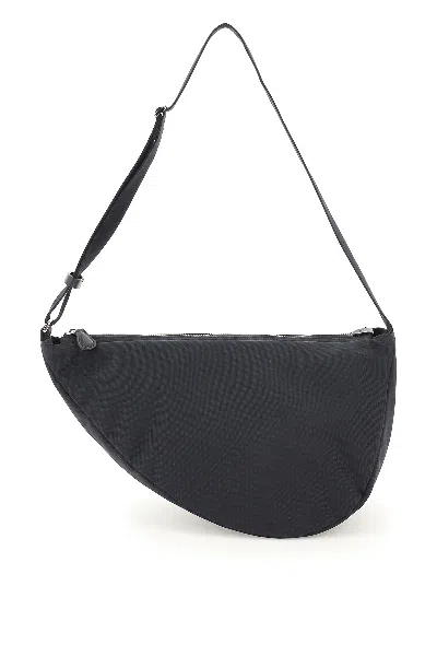 The Row Slouchy Banana Two Shoulder Bag In Black