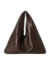 The Row Brown Small Bindle Tote In Brown