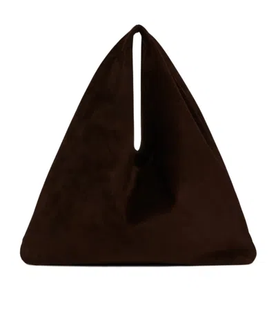 The Row Small Bindle Tote In Brown