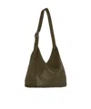 The Row Small Drape Shoulder Bag In Green