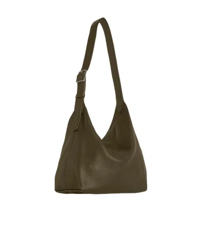 The Row Small Drape Shoulder Bag In Green