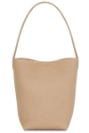 The Row Small North South Park Tote In Dark Taupe
