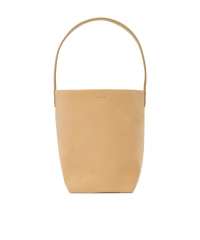 The Row Small N/s Park Handbag In Nude