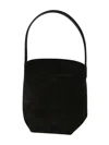 The Row Small N/s Park Leather Tote Bag In Black