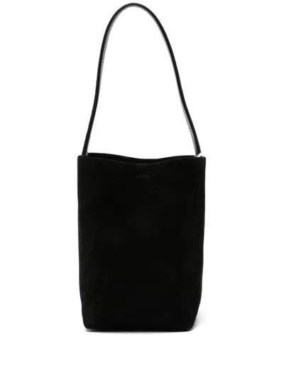 The Row Small N/s Park Tote Bag In Black