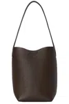 The Row Small N/s Park Tote In Brown