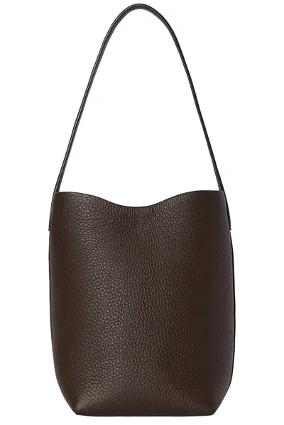 The Row Small N/s Park Tote In Brown