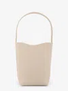 The Row Small N/s Park Tote Leather Shoulder Bag