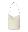 The Row Park Small Leather Tote Bag In White