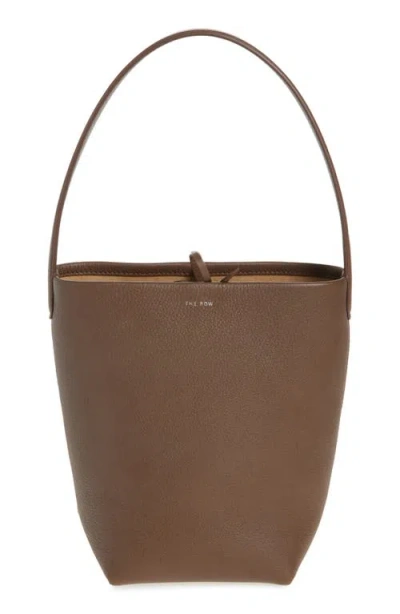 The Row N/s Park Tote Bag In Dark Olive