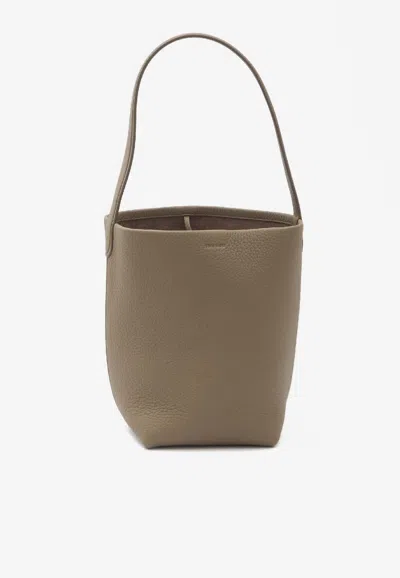 The Row Small Park N/s Bucket Bag In Brown