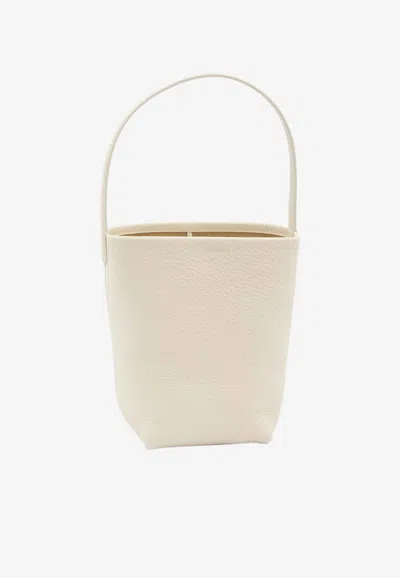The Row Small Park N/s Park Shoulder Bag In White