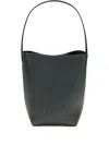 The Row Small Park Shoulder Bag In Black