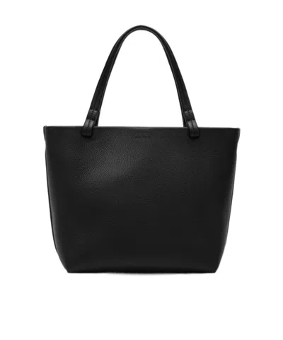 The Row Small Park Shoulder Bag In Black