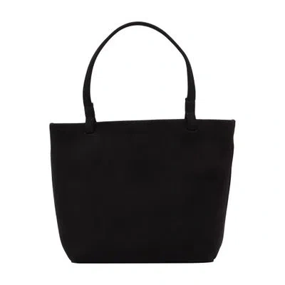 The Row Small Park Tote Bag In Black