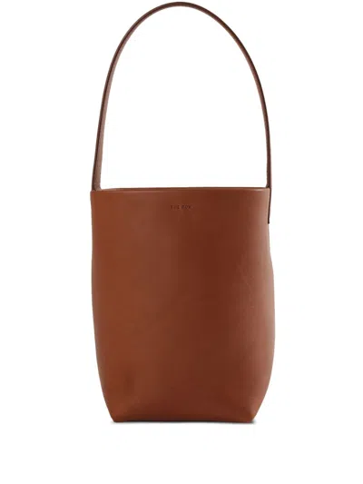The Row Small Park Tote Bag In Brown