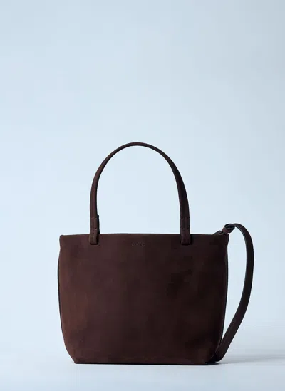 The Row Small Park Tote Bag In Brown