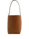 The Row Small Park Tote Bag In Brown