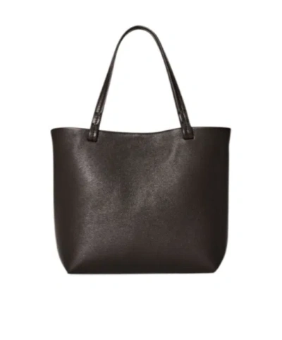 The Row Small Park Tote Bag In Walnut Shadow