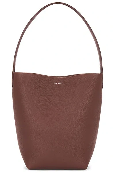 The Row Small Park Tote In Burnt Wood