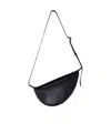 The Row Small Slouchy Banana Shoulder Bag In Black