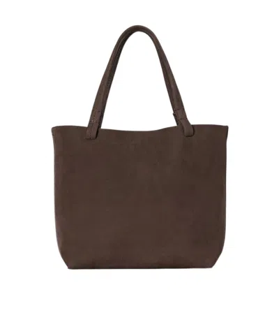 The Row Small Small Park Tote Shoulder Bag In Brown