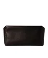 The Row Squared Compact Clutch In Brown