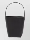 The Row Small Structured Tote Bag In Black