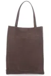 The Row Small To Go Tote Bag In Dark Aniline Ans