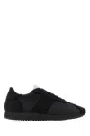 The Row Sneakers Mica In Tessuto Nero Uomo In Black