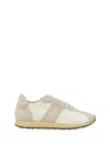 The Row Moveo Fray Detail Sneaker In Neutral