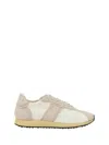 The Row Moveo Fray Detail Sneaker In Neutral