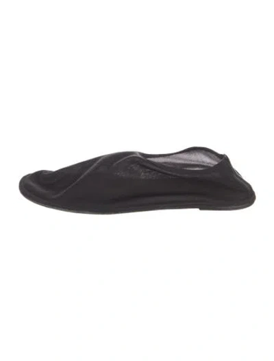 Pre-owned The Row Sock Ballet Flats In Black