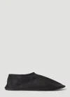 The Row Sock Flat Mesh Ballerina Shoes In Black