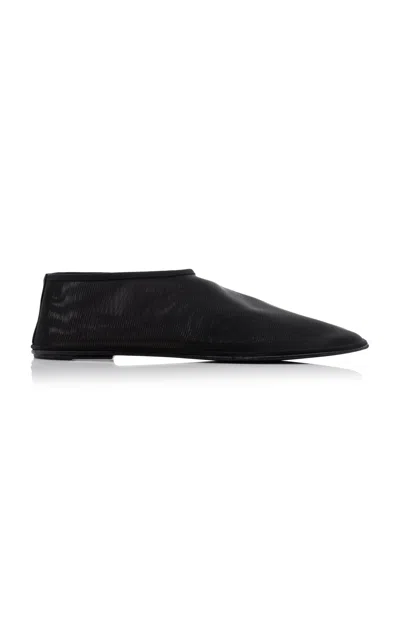 The Row Sock Mesh Flats In Black