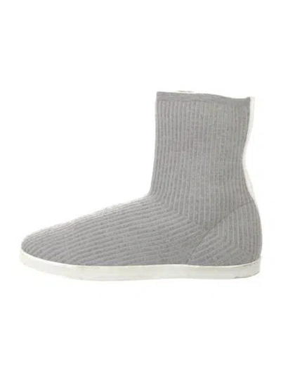 Pre-owned The Row Sock Sneakers In Gray
