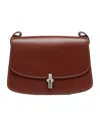 The Row Sofia 10 Clamshell Saddle Bag In Brown