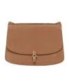 The Row Sofia 10 Clamshell Thin Shoulder Cross-body Bag In Brown
