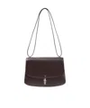 The Row Sofia 10 Flap Shoulder Bag In Black