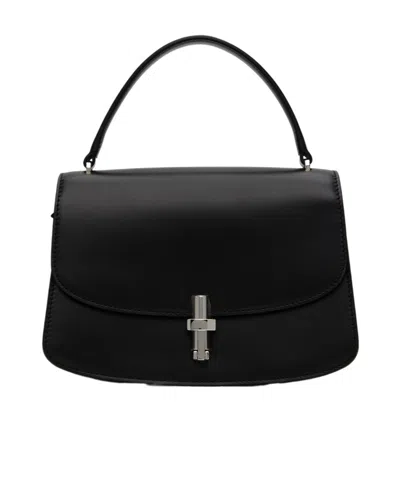 The Row Sofia 8.75 Clamshell Handbag In Black