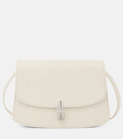 The Row Sofia 8.75 Leather Crossbody Bag In White