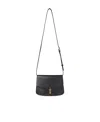 The Row Sofia Leather Shoulder Bag In Black