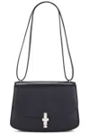 The Row Sofia 8.75 Black Shoulder Bag In Marine Pld