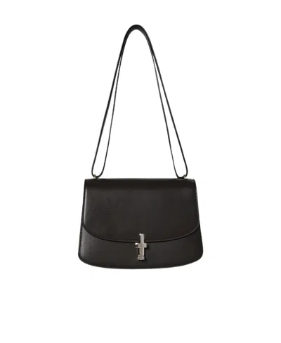 The Row Sofia 8.75 Shoulder Flip Shoulder Bag In Brown