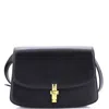 The Row Sofia Crossbody Bag Leather 8.75 In Black