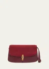 THE ROW SOFIA EAST-WEST CROSSBODY BAG IN LEATHER