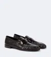 The Row Soft Eel Leather Loafers In Multi