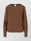 The Row Lorynna Cashmere And Silk-blend Sweater In Brown